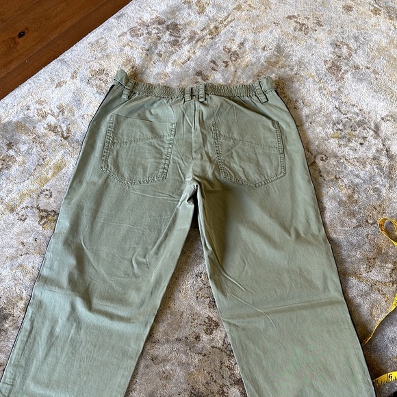 Zadig&Voltaire green pants Pamela Pomelo cotton. Side strips black and gold. - Picture 7 of 9